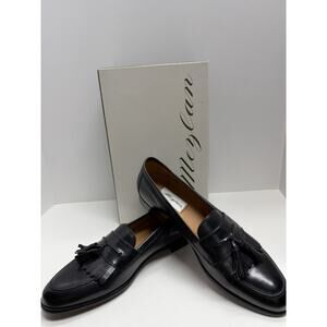 Mezlan Men’s Santander Navy Blue Dress Loafers Slip Ons Leather Size 11.5 N NIB